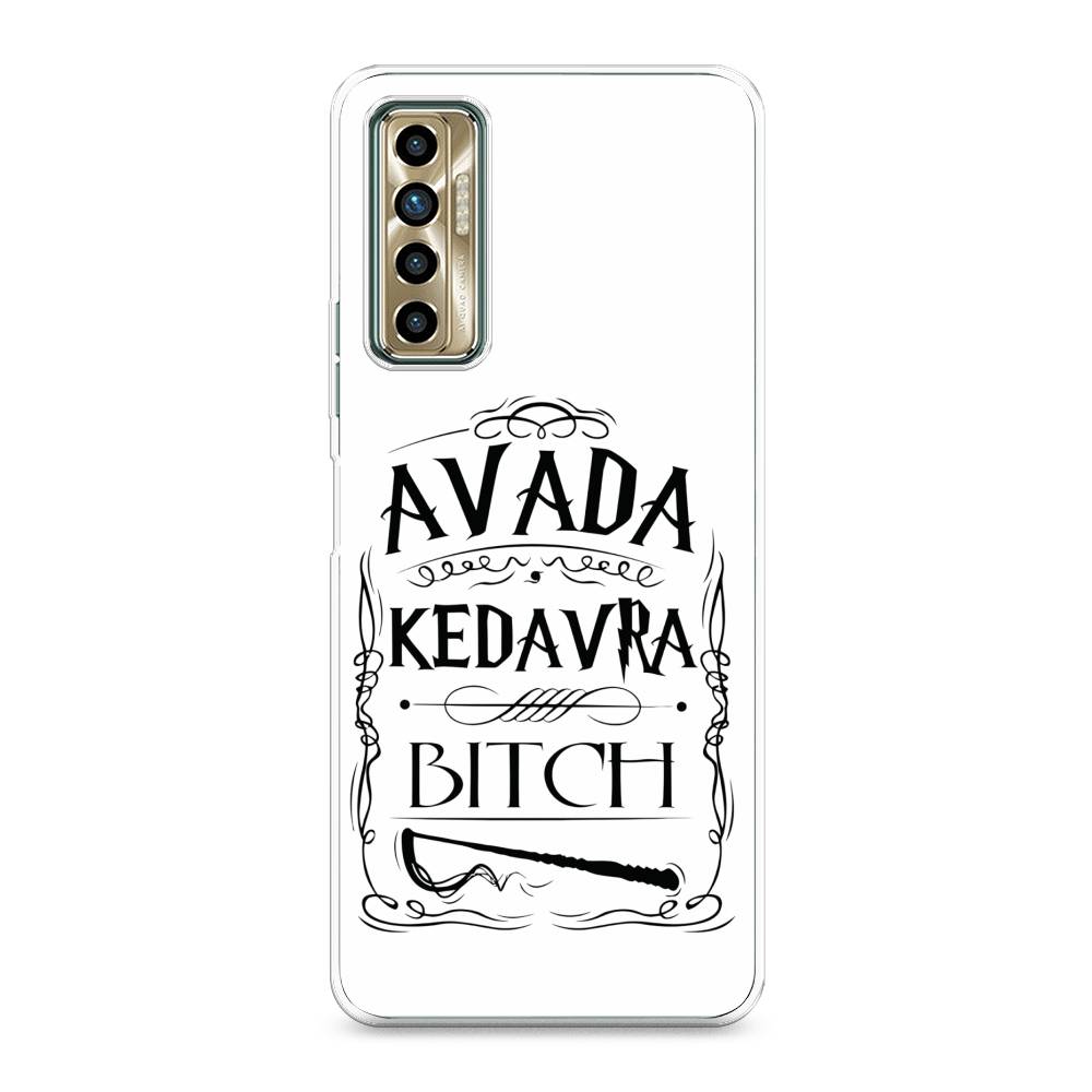 

Чехол для Tecno Camon 17P "Avada kedavra bitch", Белый;серый;черный, 300150-6