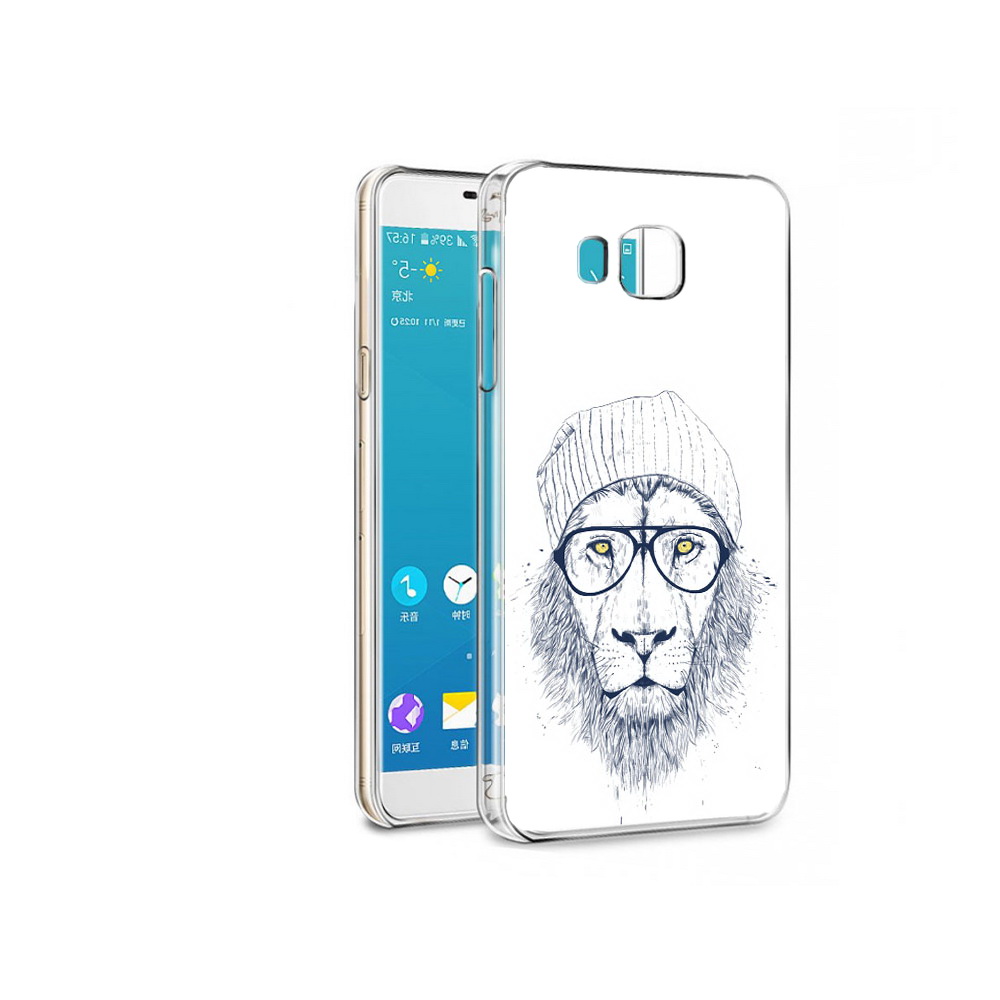 

Чехол MyPads Tocco для Samsung Galaxy Alpha хиппи лев (PT13063.503.663), Прозрачный, Tocco