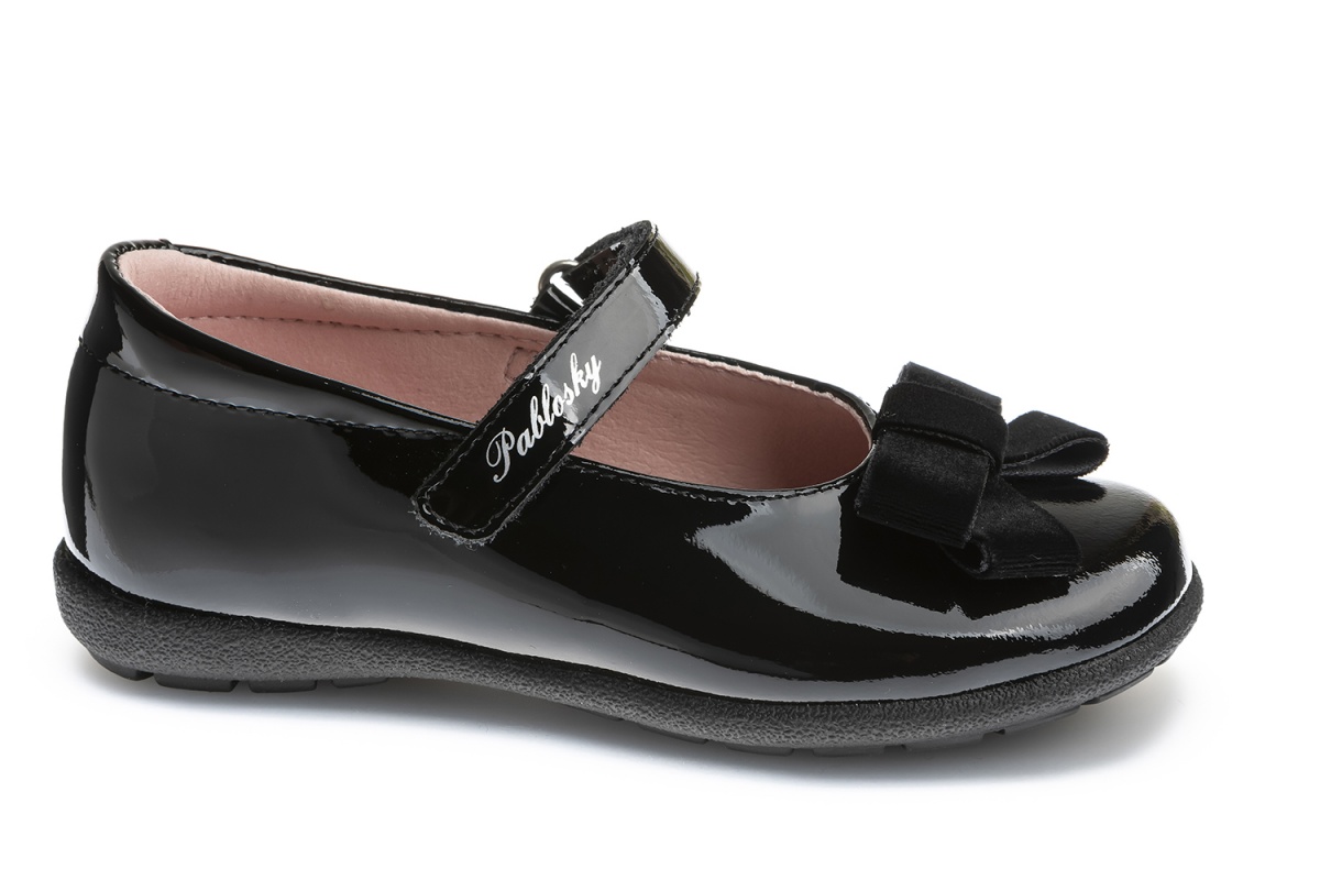 Туфли Pablosky для девочек, размер 33, чёрные, 353219