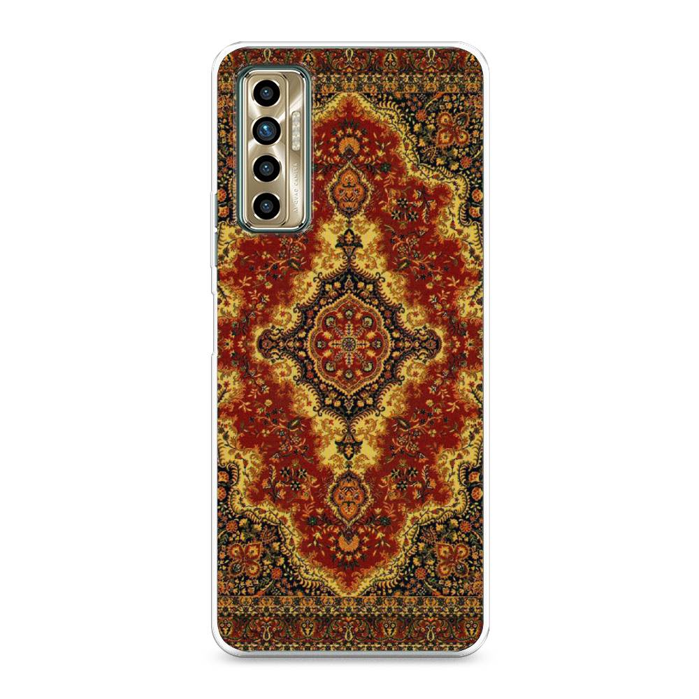 

Чехол для Tecno Camon 17P "Ковер", Коричневый;золотистый;красный, 300150-3