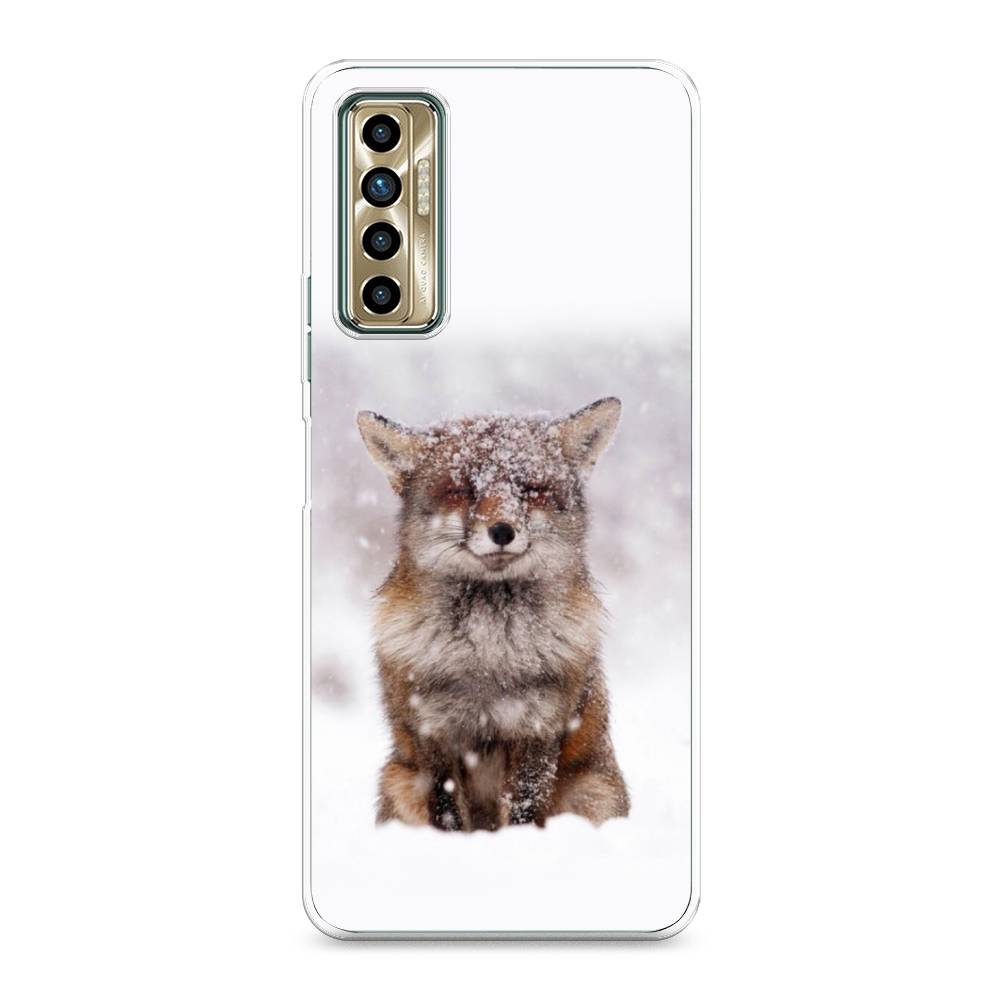 

Чехол для Tecno Camon 17P "Зимняя лиса", Белый;серый;коричневый, 300150-1