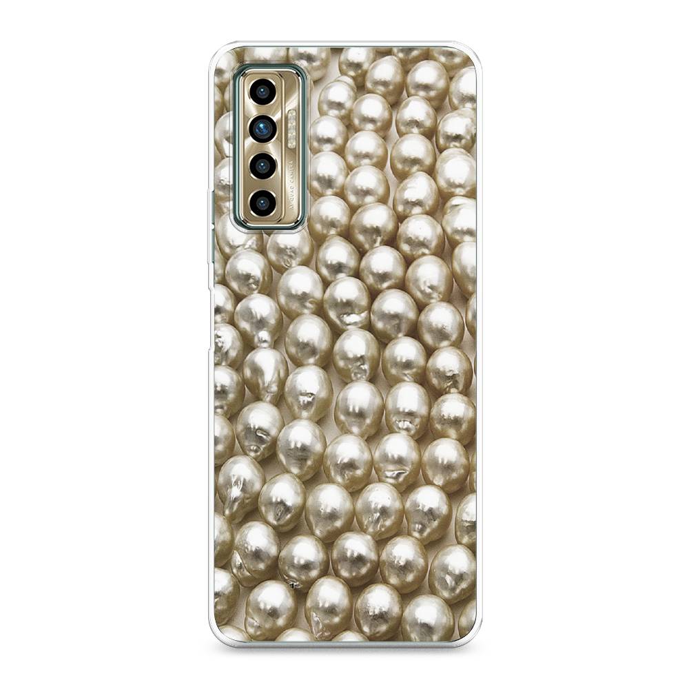 

Чехол для Tecno Camon 17P "Жемчуг", Бежевый, 300150-3