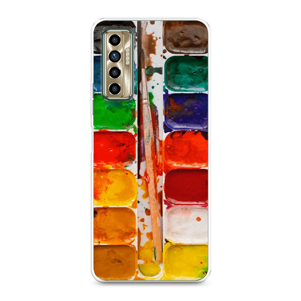 

Чехол для Tecno Camon 17P "Акварель", 300150-4