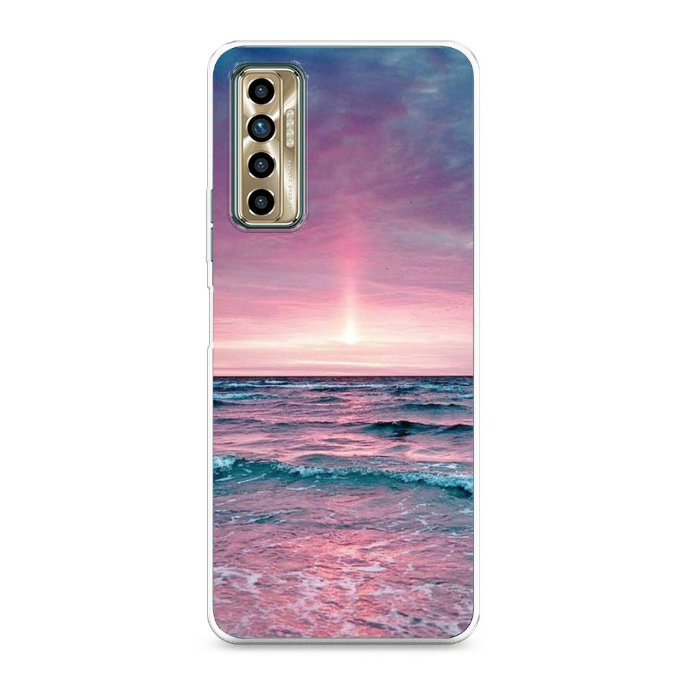 

Чехол для Tecno Camon 17P "Восход 3", Розовый;голубой, 300150-2