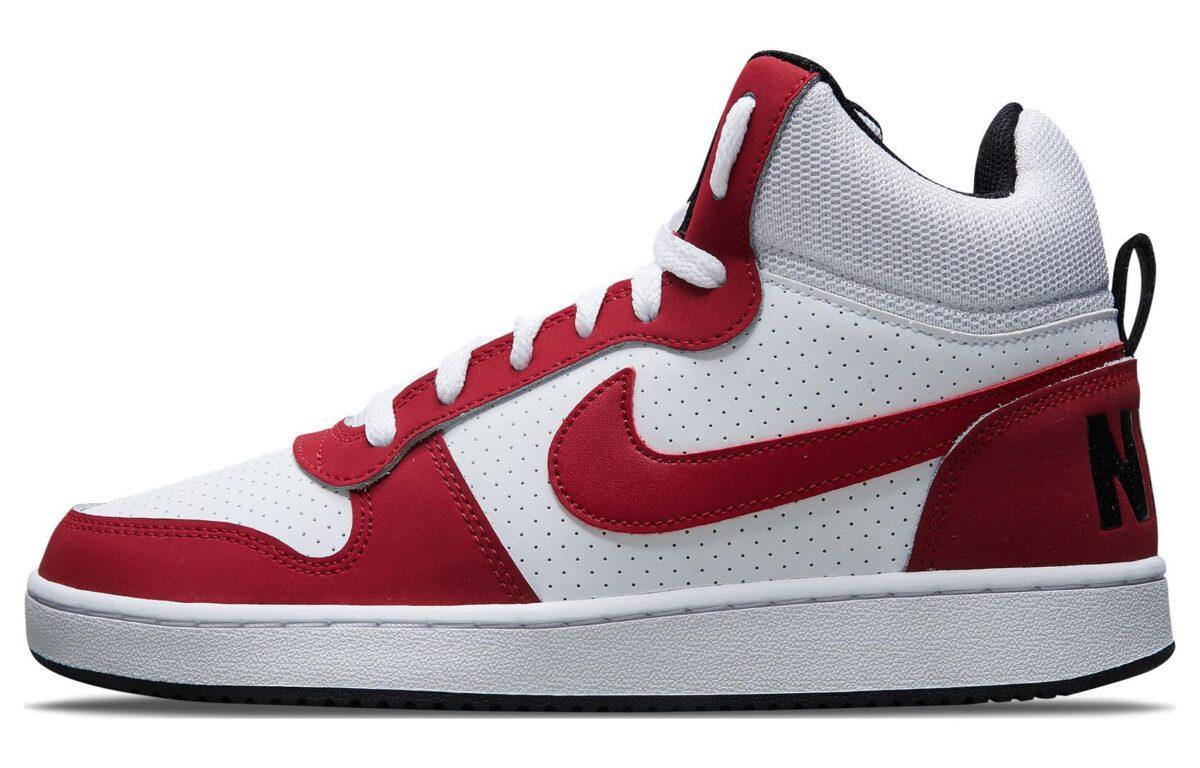 

Кеды унисекс Nike Court Borough Mid белые 42 EU, Белый, Court Borough Mid