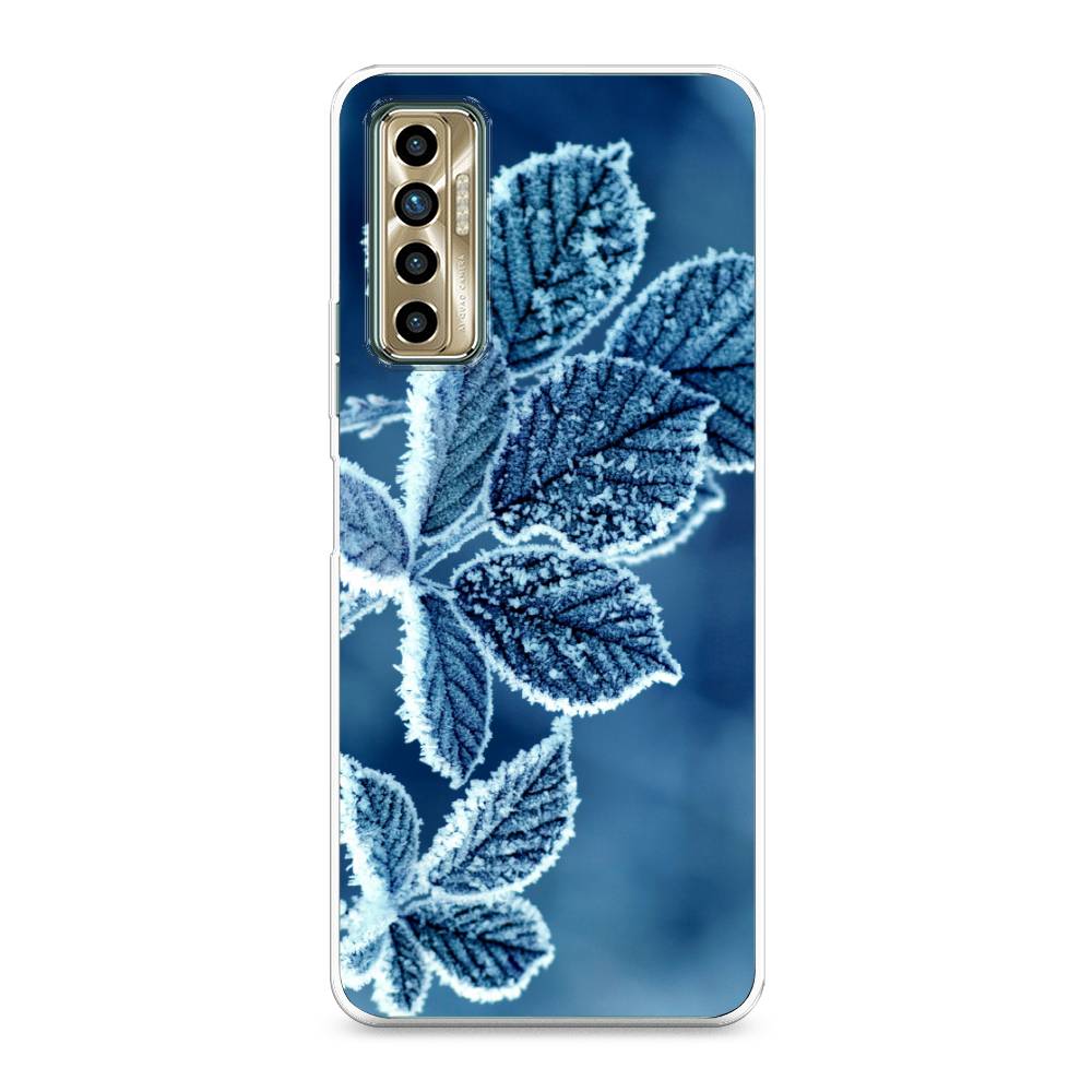 

Чехол для Tecno Camon 17P "Зима 6", Голубой;белый, 300150-2