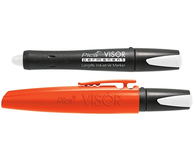 Строительный маркер перманентный многоразового использования белый PICA VISOR 990 52 ручка маркер для разметки по коже белый