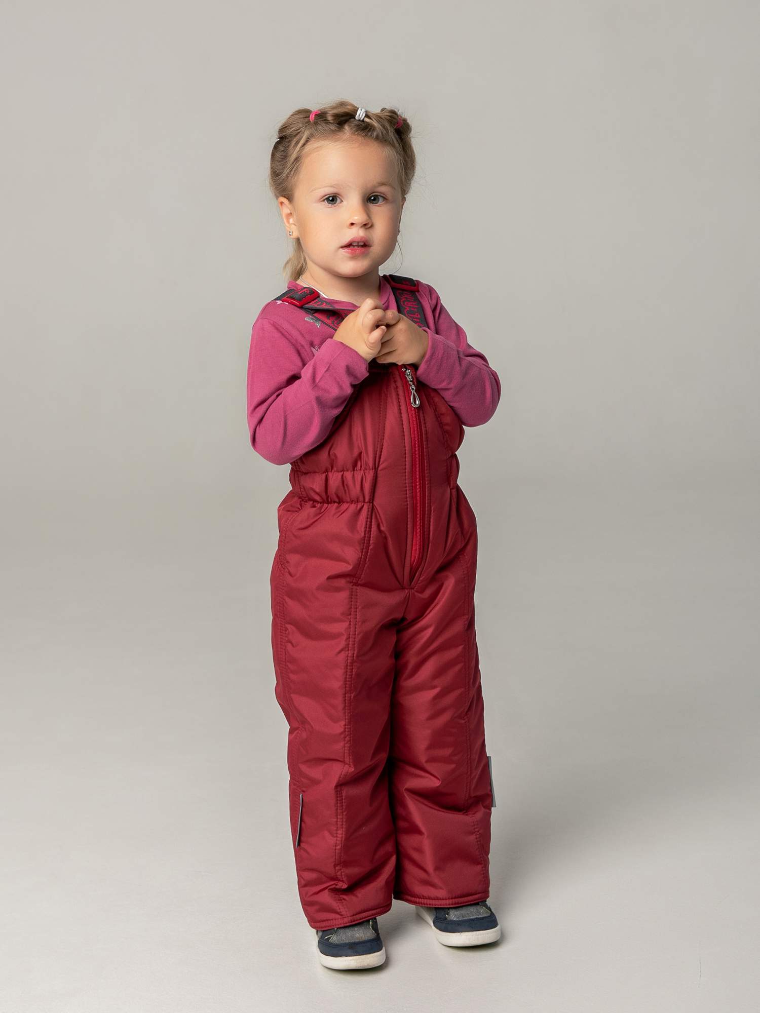 

Полукомбинезон детский Sibirikids S295G/14, бордовый, 104, S295G