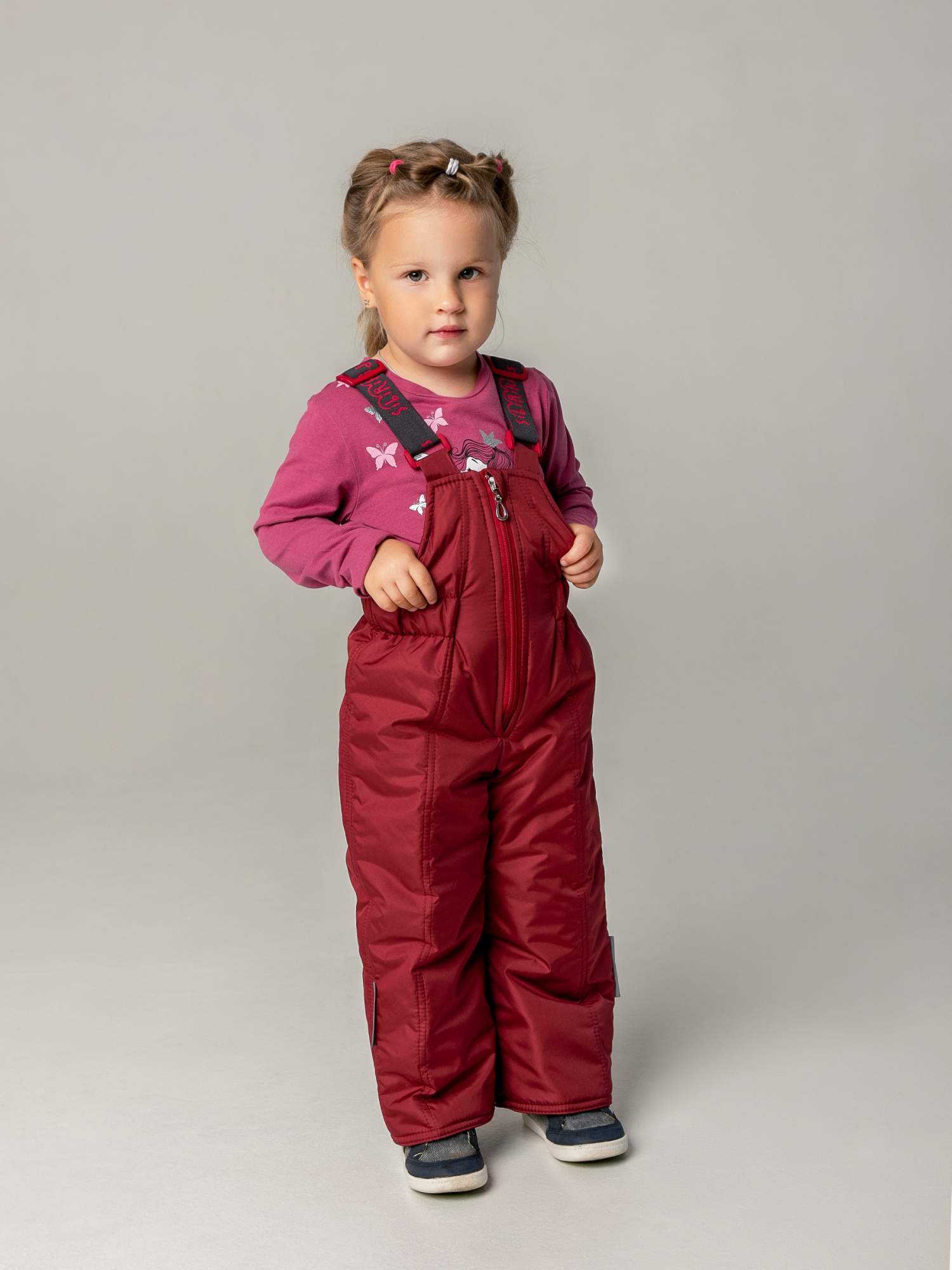 

Полукомбинезон детский Sibirikids S295G/14, бордовый, 98, S295G