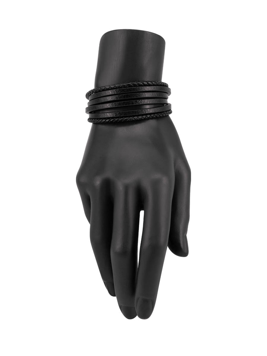 

Браслет из бижутерного сплава/натуральной кожи р.21 OTOKODESIGN 8-56622, 8-56622