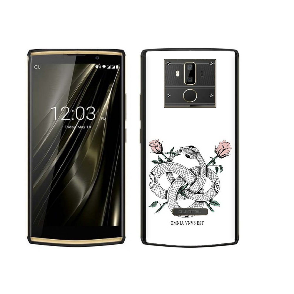 

Чехол MyPads Tocco для Oukitel K7 нарисованная змея абстракция, Прозрачный, Tocco