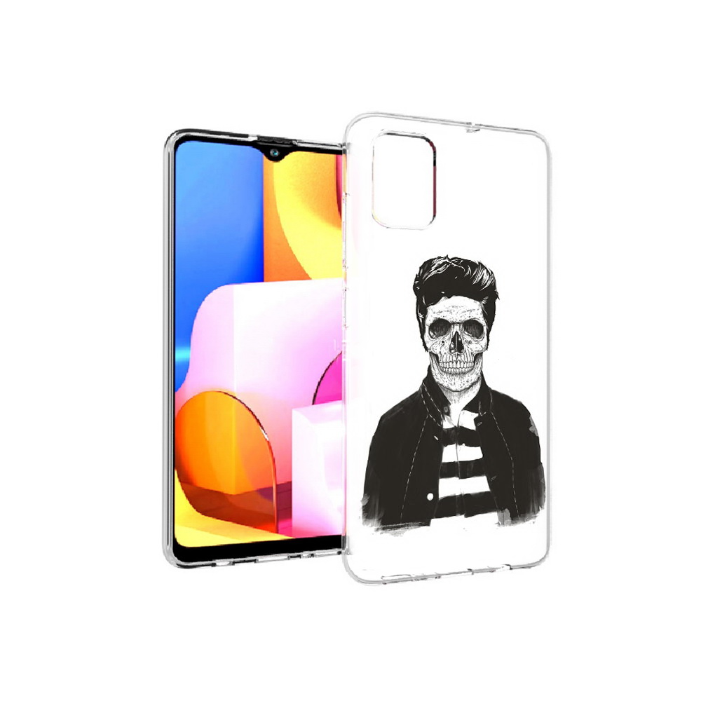

Чехол MyPads Tocco для Samsung Galaxy A71 скелет (PT142122.485.604), Прозрачный, Tocco