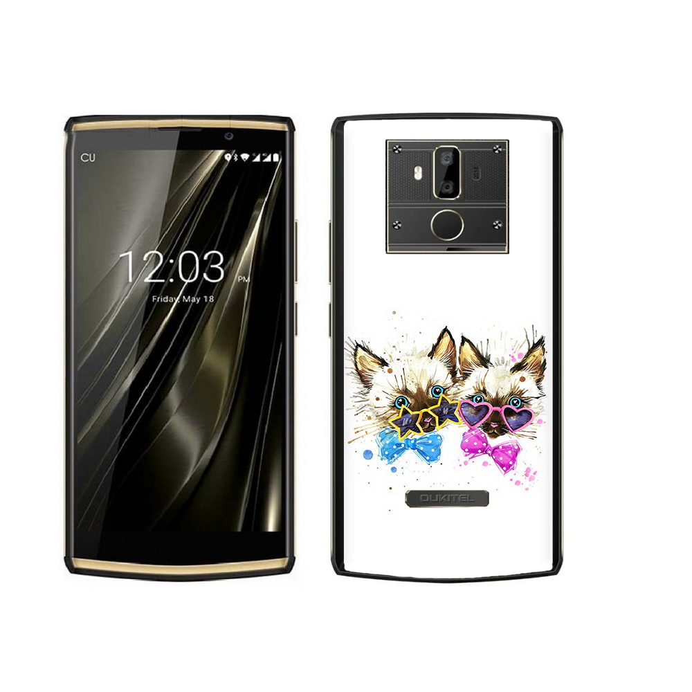 

Чехол MyPads Tocco для Oukitel K7 милые котята, Прозрачный, Tocco