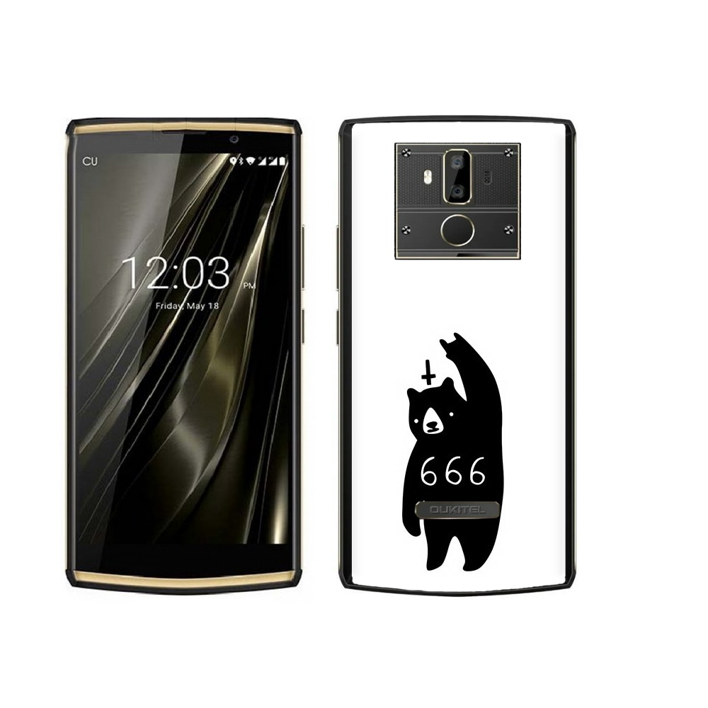 Чехол MyPads Tocco для Oukitel K7 медведь 666