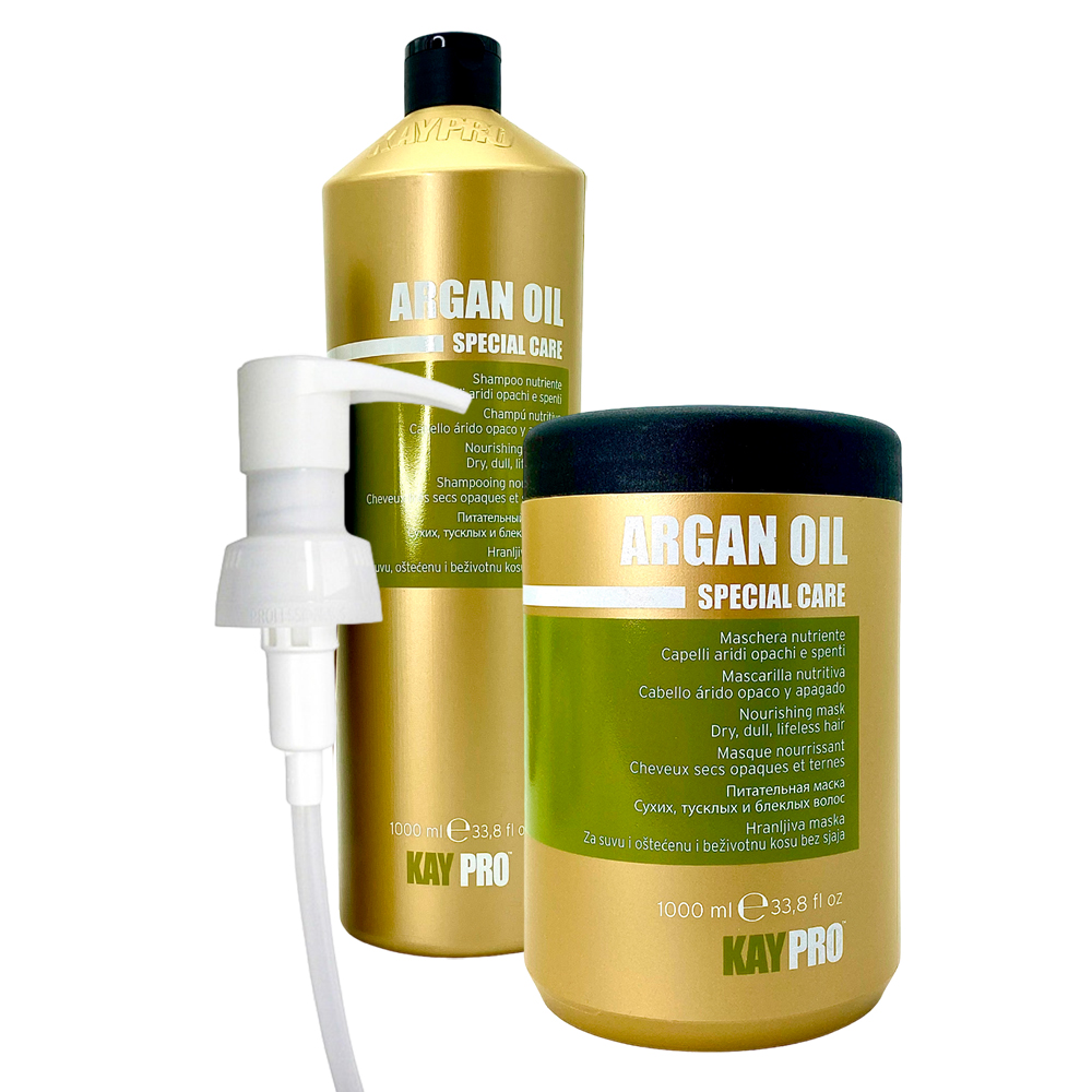 Набор Kaypro Argan Oil Маска 1л Шампунь 1л 1 Дозатор 3200₽