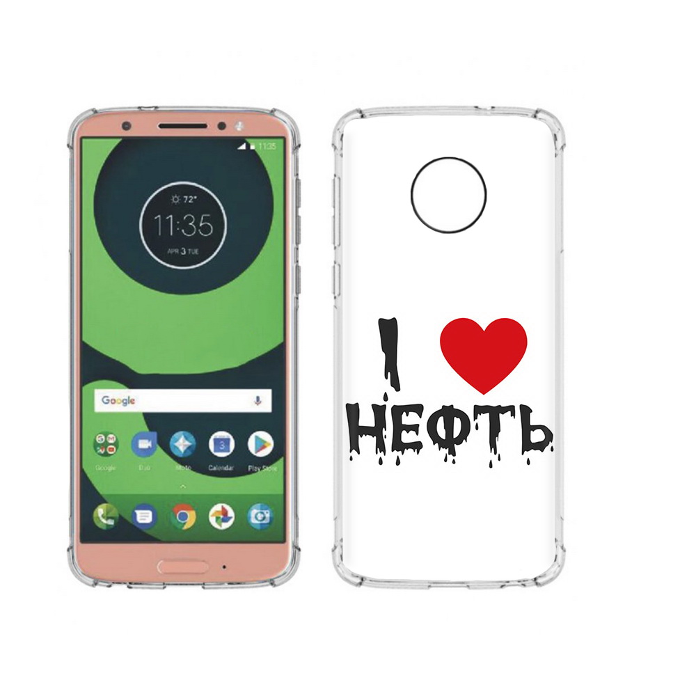 

Чехол MyPads Tocco для Motorola Moto G6 нефть (PT99805.376.522), Прозрачный, Tocco