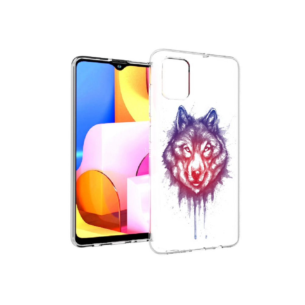 

Чехол MyPads Tocco для Samsung Galaxy A71 пушистый волк (PT142122.485.561), Прозрачный, Tocco