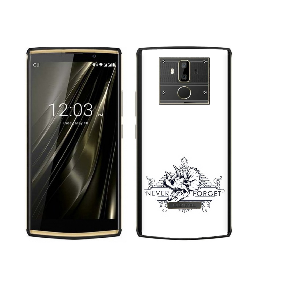 

Чехол MyPads Tocco для Oukitel K7 логотип носорога никогда не забуду, Прозрачный, Tocco