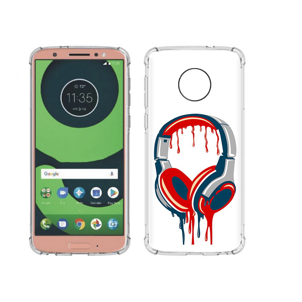 

Чехол MyPads Tocco для Motorola Moto G6 не делай громко (PT99805.376.517), Прозрачный, Tocco