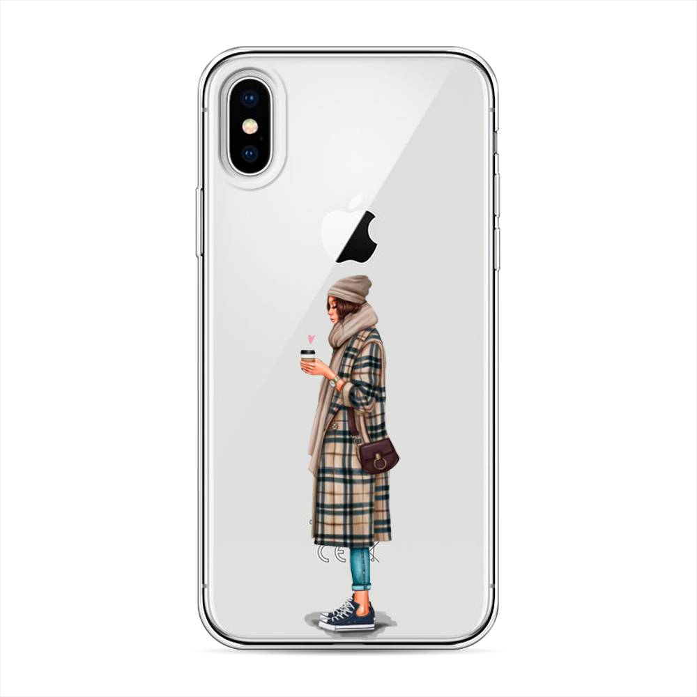 

Чехол для Apple iPhone XS "Утренний кофе", Коричневый;бежевый, 11850-6