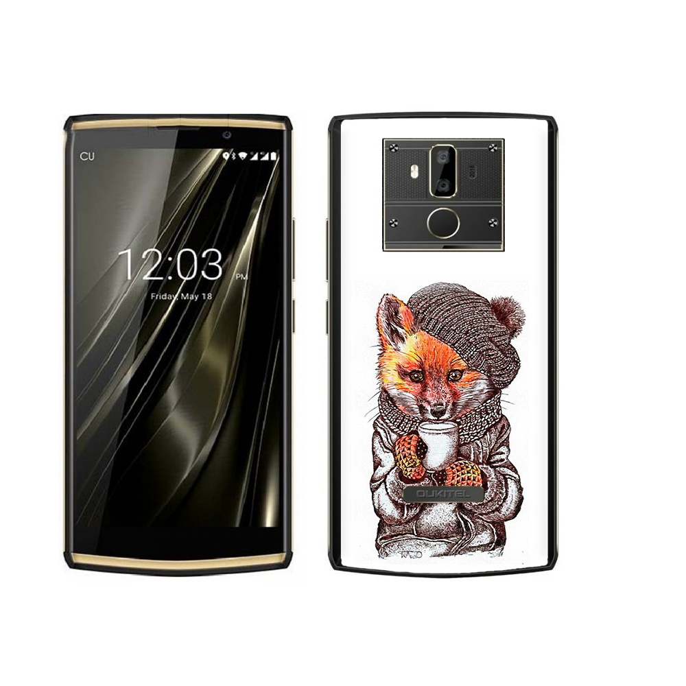 

Чехол MyPads Tocco для Oukitel K7 лиса в шапке, Tocco