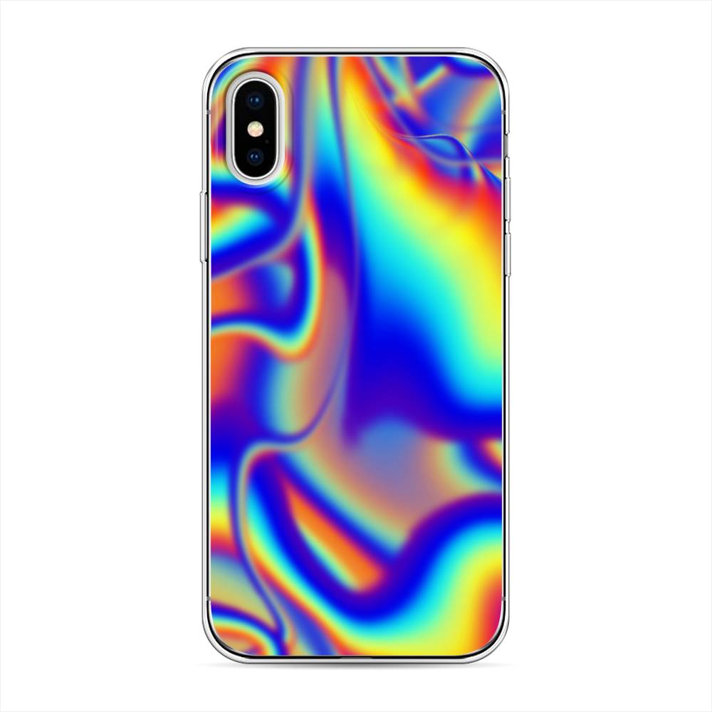 

Чехол на Apple iPhone XS "Яркая голограмма", Разноцветный, 11850-3