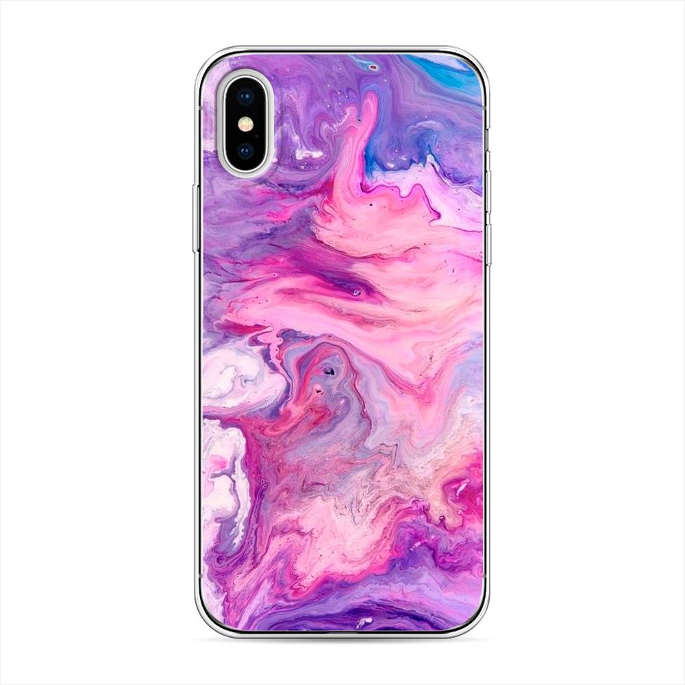 

Чехол на Apple iPhone XS "Нежно-розовая абстракция", Розовый, 11850-3