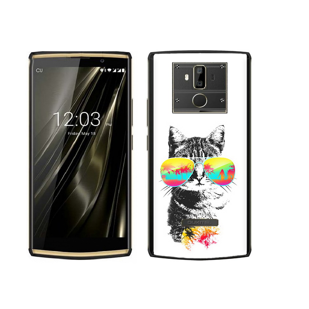 

Чехол MyPads Tocco для Oukitel K7 крутой кот, Прозрачный, Tocco