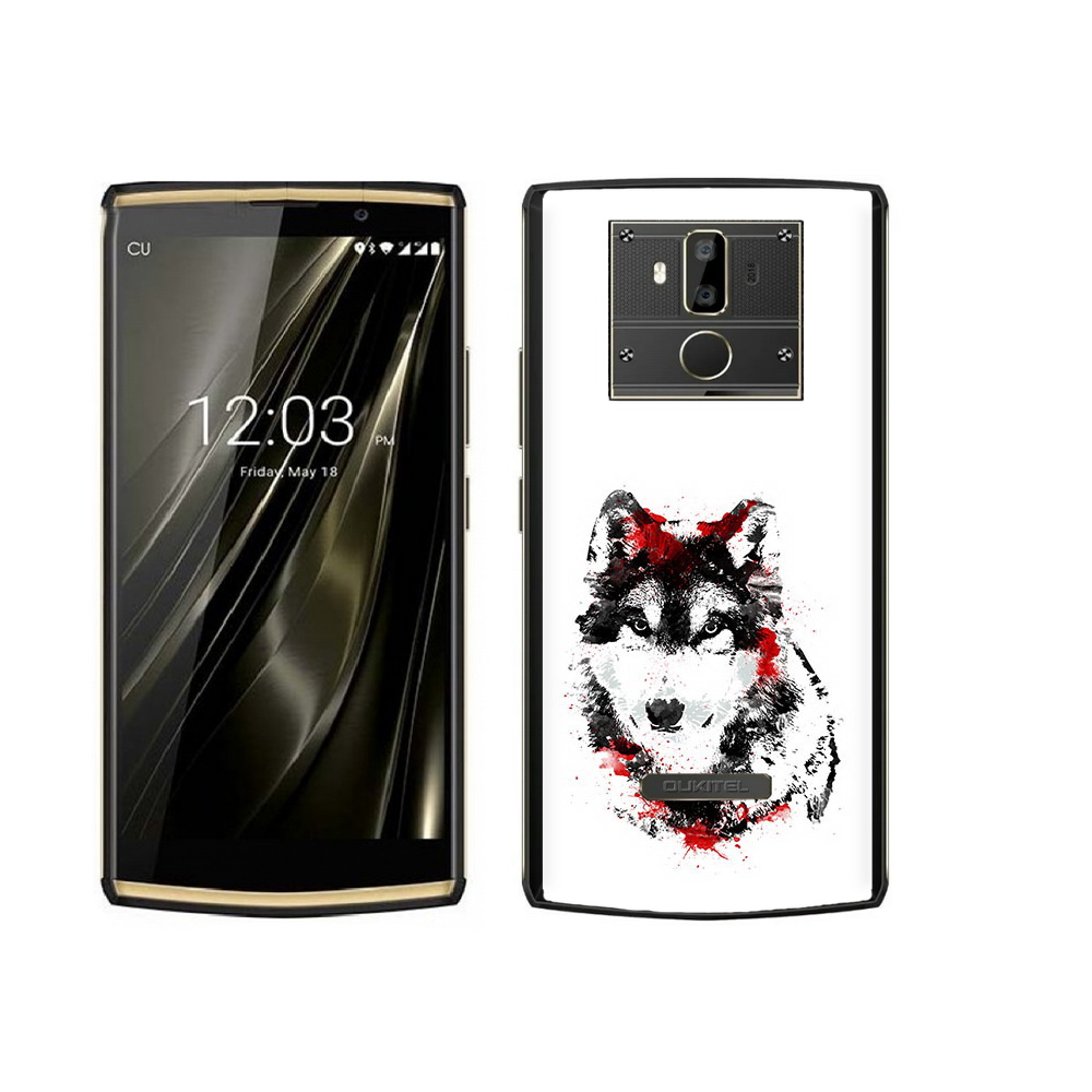 

Чехол MyPads Tocco для Oukitel K7 кровавый волк, Прозрачный, Tocco
