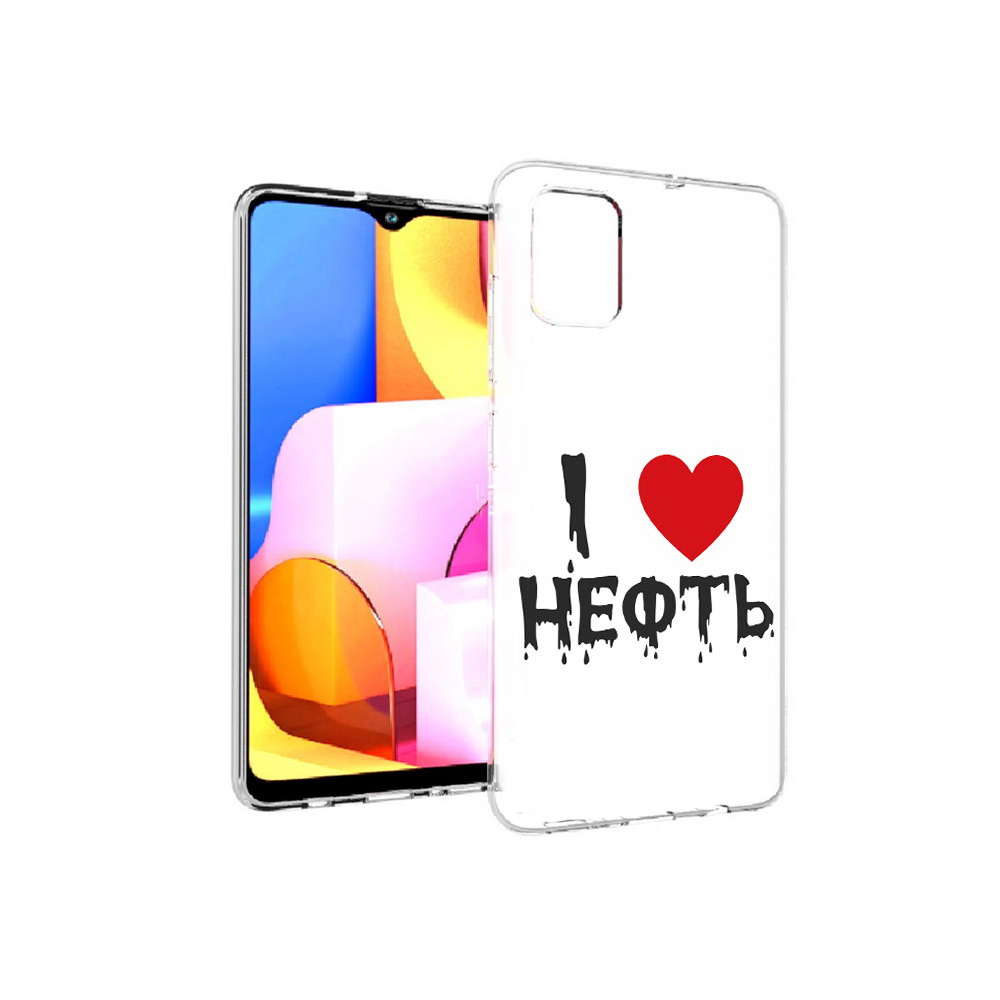 

Чехол MyPads Tocco для Samsung Galaxy A71 нефть (PT142122.485.522), Прозрачный, Tocco