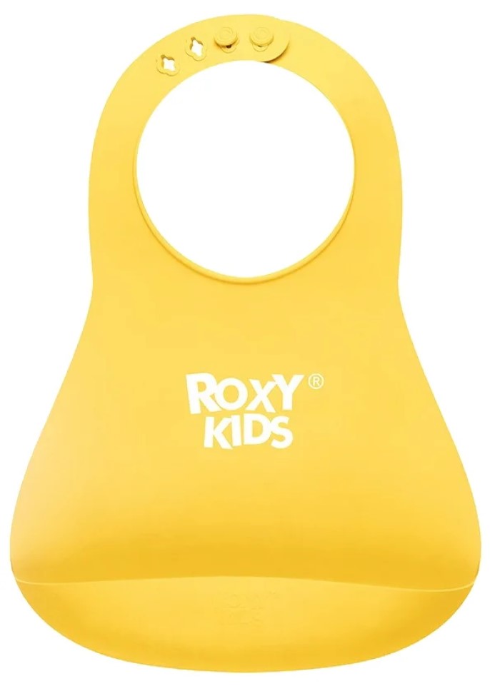 фото Нагрудник roxy kids мягкий, желтый rb-402y roxy-kids