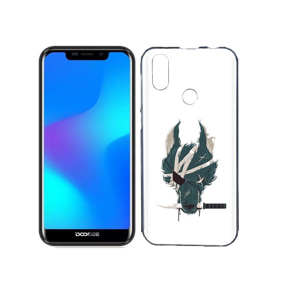 

Чехол MyPads Tocco для Doogee X70 волк-разбойник, Прозрачный, Tocco