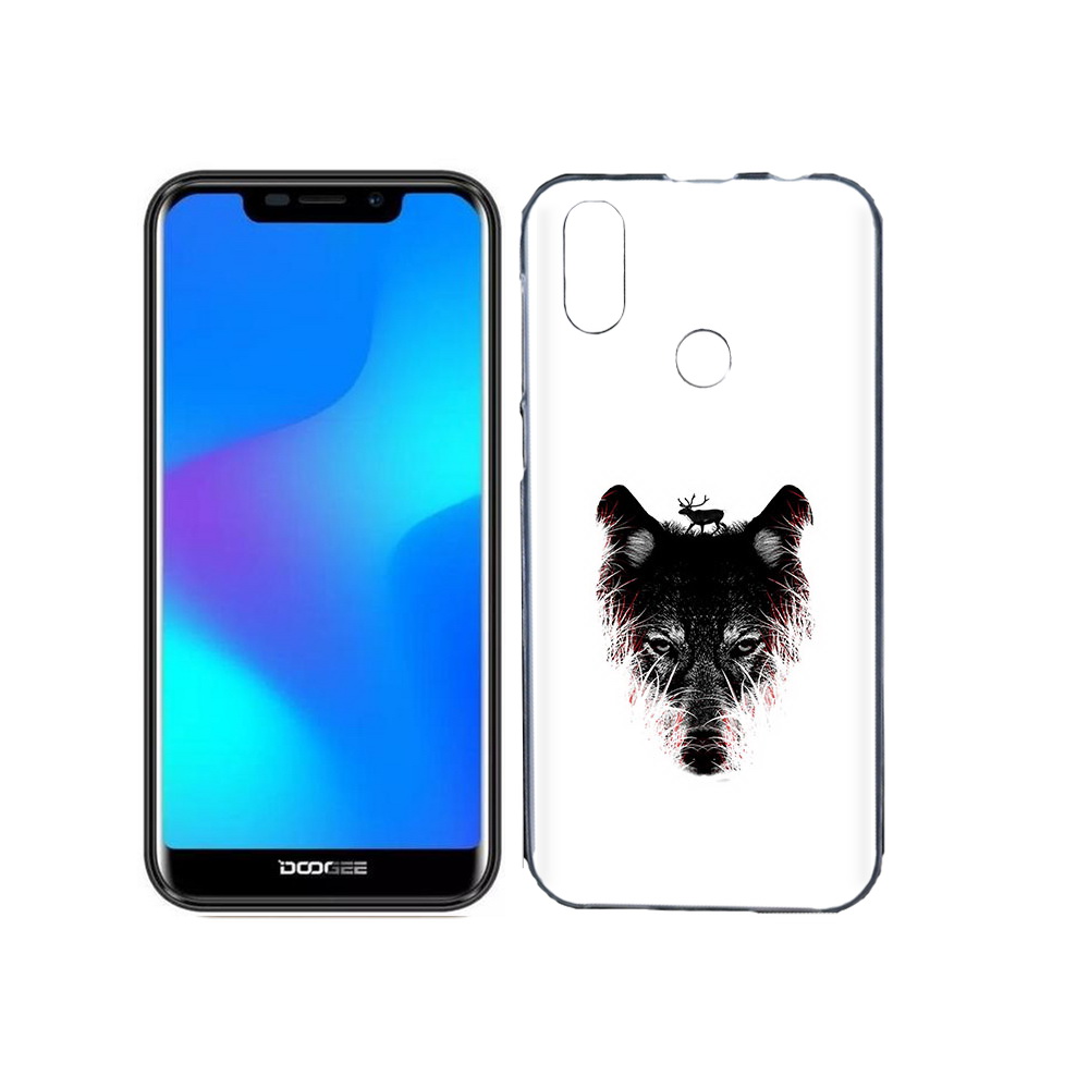 

Чехол MyPads Tocco для Doogee X70 волк в траве, Прозрачный, Tocco
