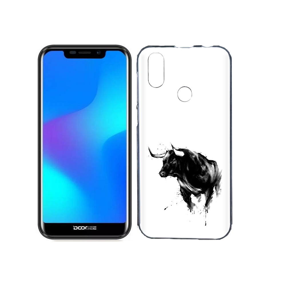 

Чехол MyPads Tocco для Doogee X70 бык, Прозрачный, Tocco