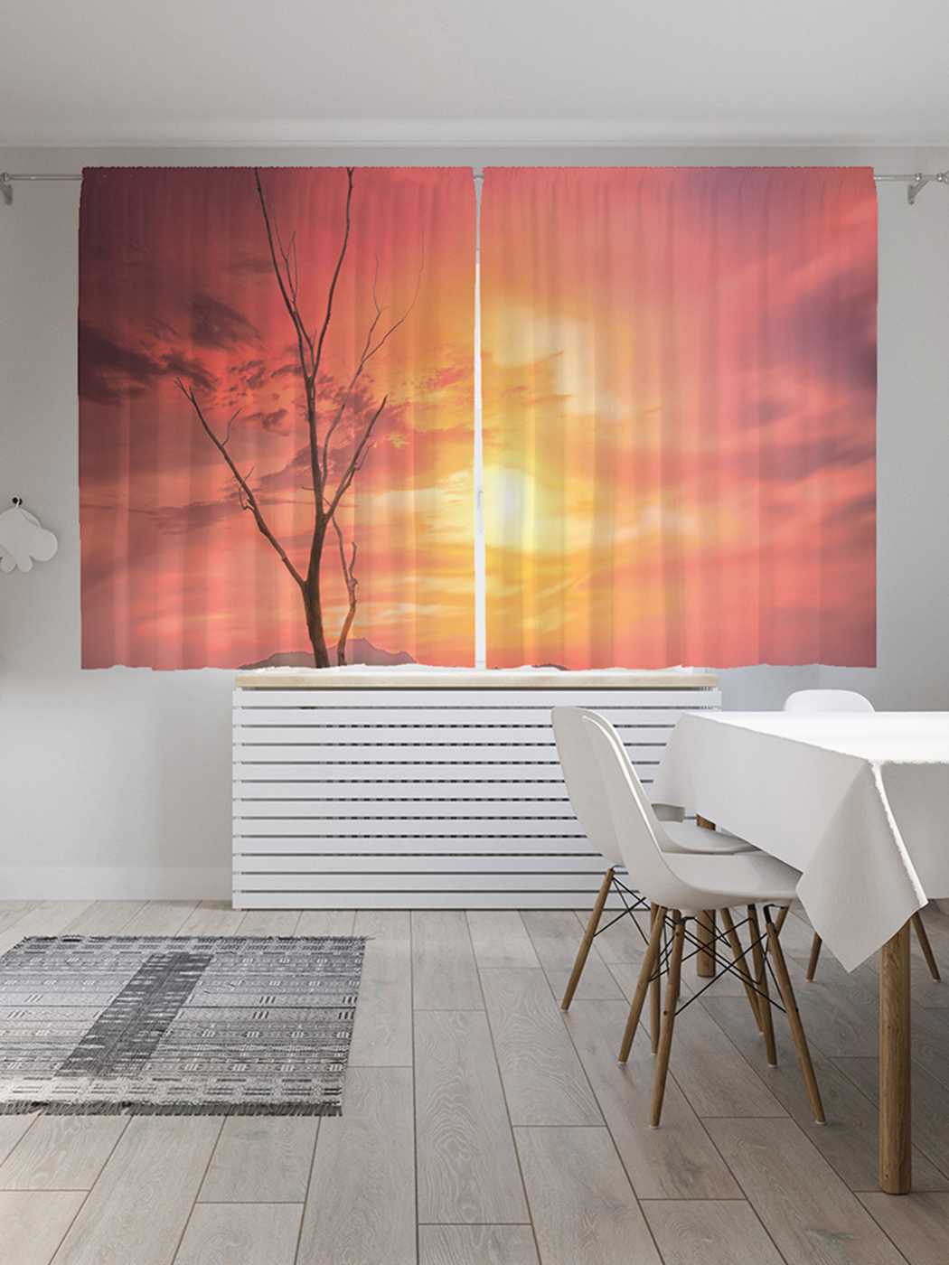 

Классические шторы JoyArty "Тонущее дерево", серия Oxford DeLux, 2 полотна 145x180 см, Тонущее дерево