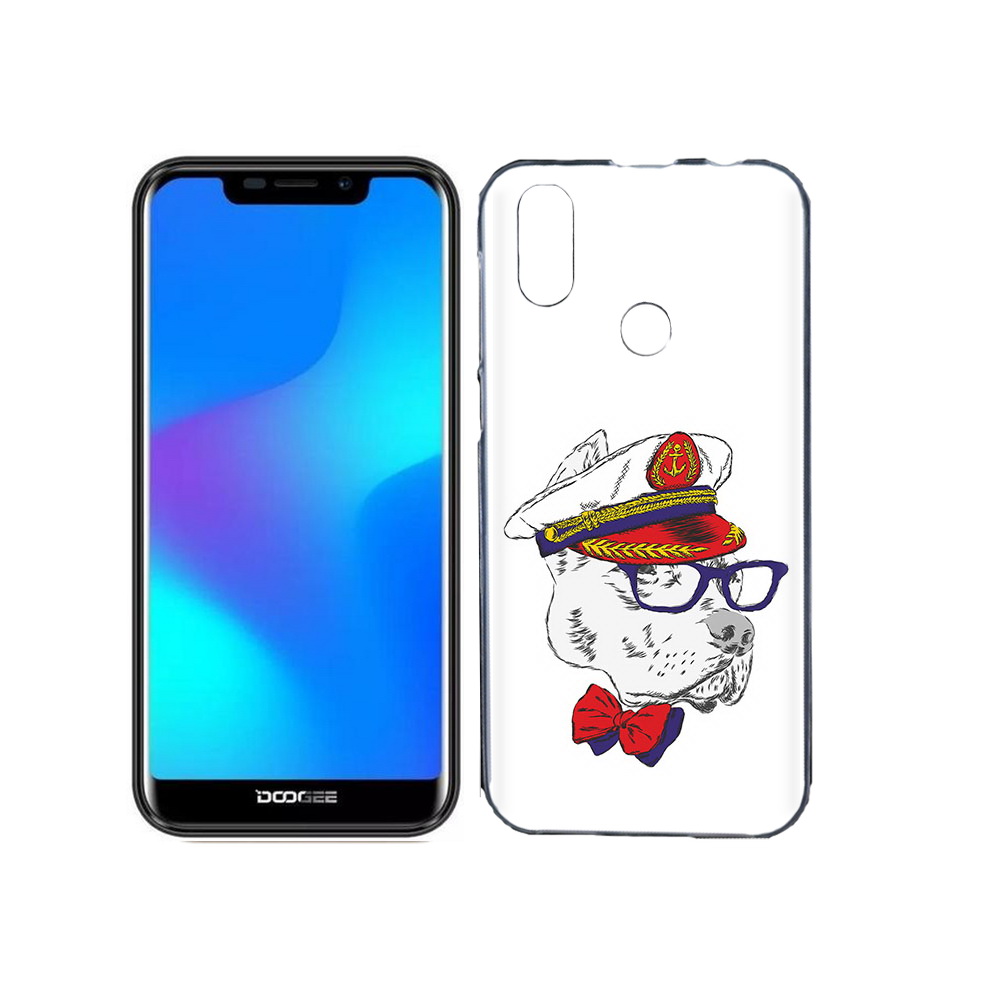 

Чехол MyPads Tocco для Doogee X70 бульдог, Прозрачный, Tocco