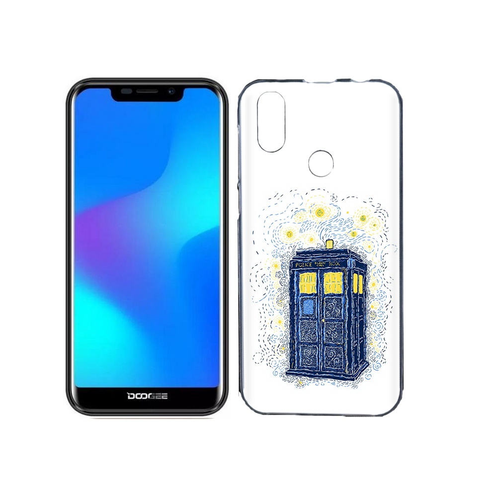 

Чехол MyPads Tocco для Doogee X70 будка рисунок, Прозрачный, Tocco