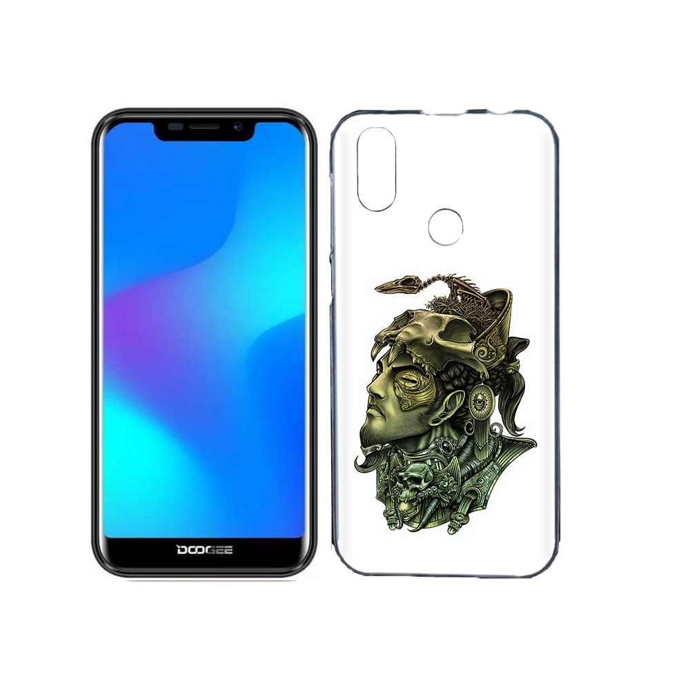 

Чехол MyPads Tocco для Doogee X70 бронзовый воин, Прозрачный, Tocco