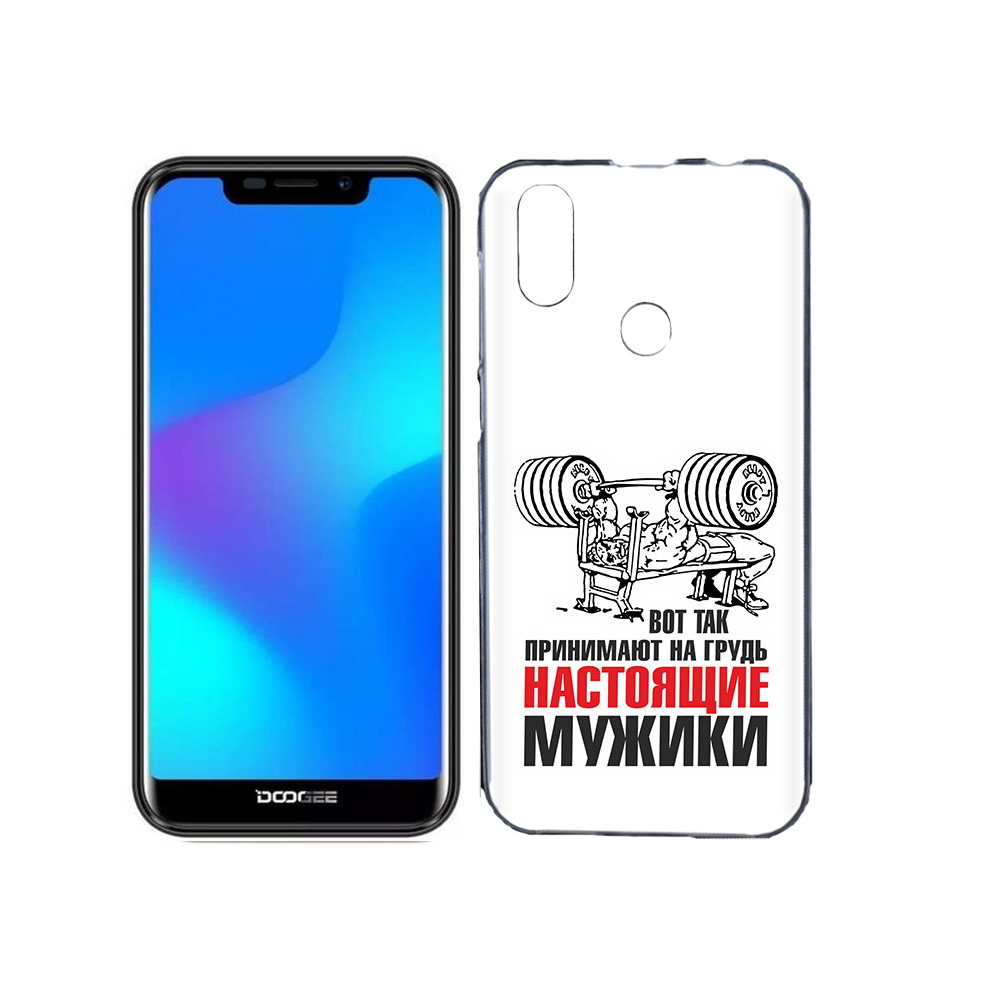 

Чехол MyPads Tocco для Doogee X70 бодибилдинг для мужиков, Прозрачный, Tocco