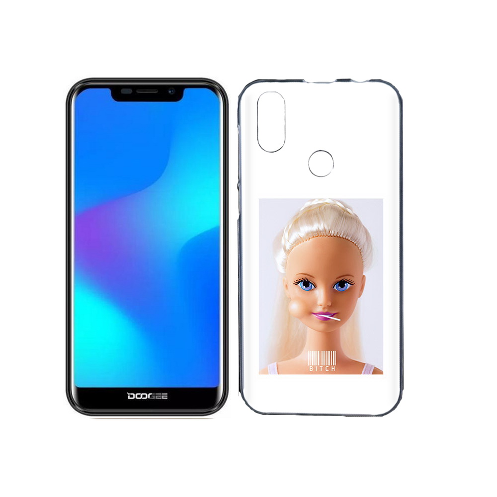 

Чехол MyPads Tocco для Doogee X70 барби, Прозрачный, Tocco