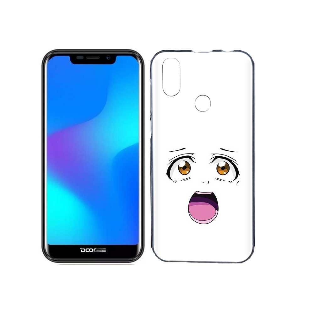 

Чехол MyPads Tocco для Doogee X70 аниме лицо, Прозрачный, Tocco