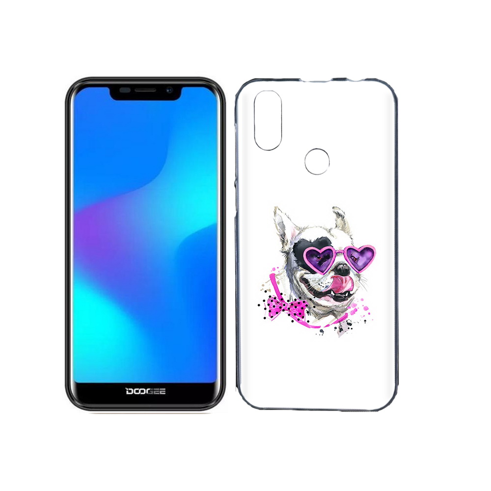 

Чехол MyPads Tocco для Doogee X70 акварельный пёс, Прозрачный, Tocco
