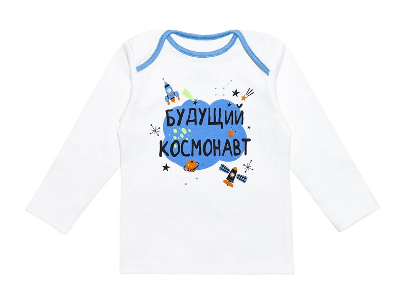 

Лонгслив детский Palloncino ВЯ00012-3/м цв. молочный р. 74, ВЯ00012-3/м