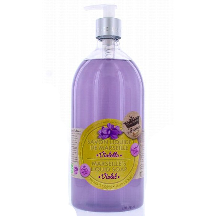 Мыло жидкое для тела Les Petits Bains De Provence Фиалка натуральное 1 л