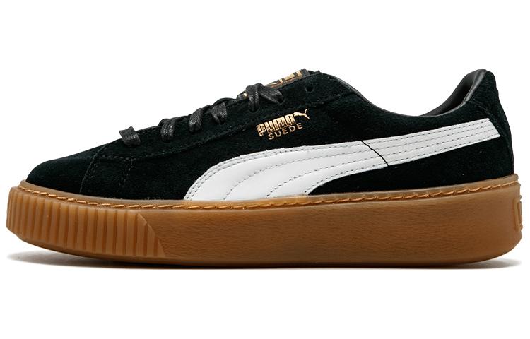 

Кеды унисекс Puma Basket platform suede черные 37 EU, Черный, Basket platform suede