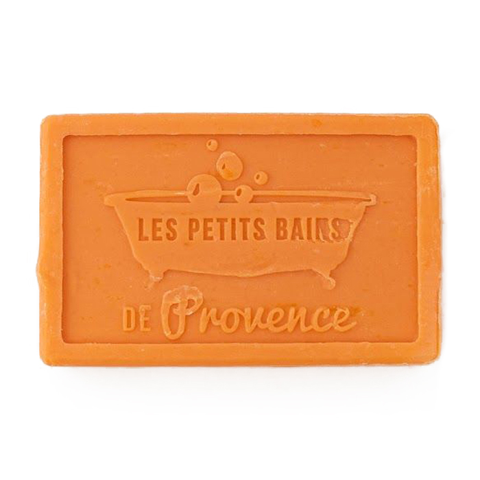 Мыло Les Petits Bains De Provence Флёрдоранж марсельское, 100 г бомбочка для ванны les petits bains de provence яблоко в карамели 115 г