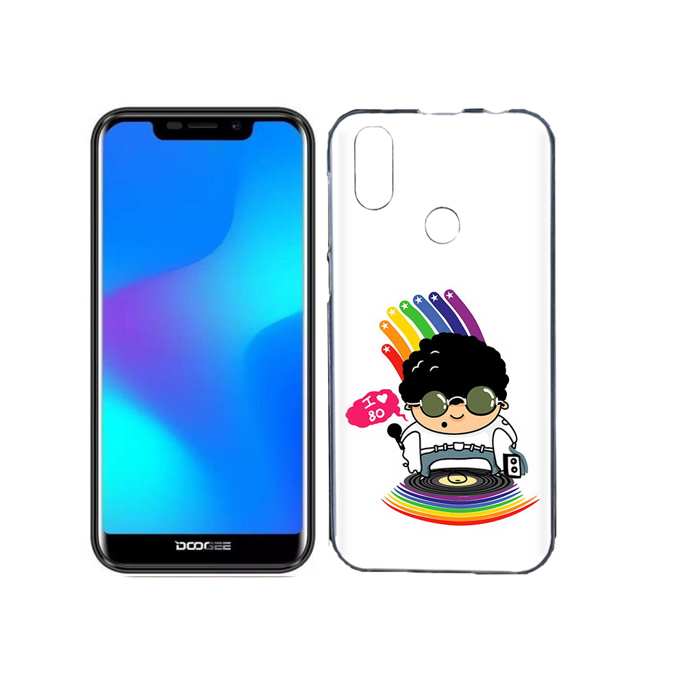 

Чехол MyPads Tocco для Doogee X70 Я люблю 80-е, Прозрачный, Tocco