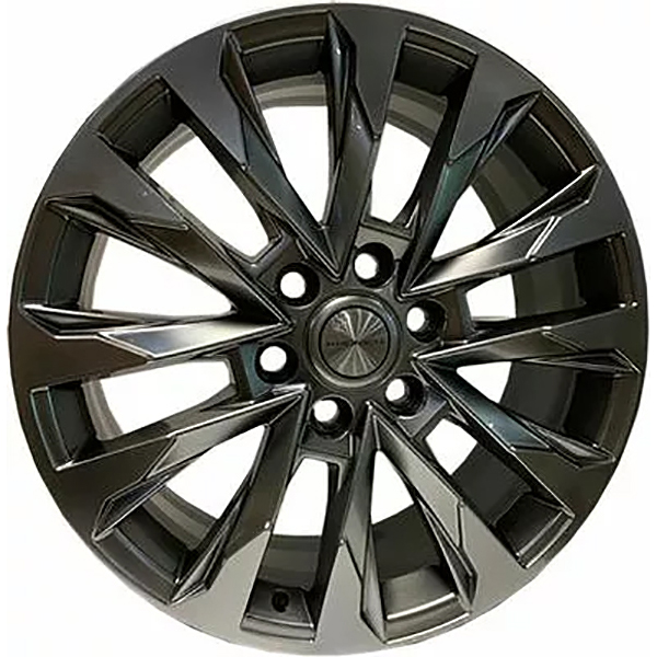 фото Колесный диск khomen wheels khw2010 (lc 300) dark chrome 8x20/6x139.7 et60 d95.1 whs503953