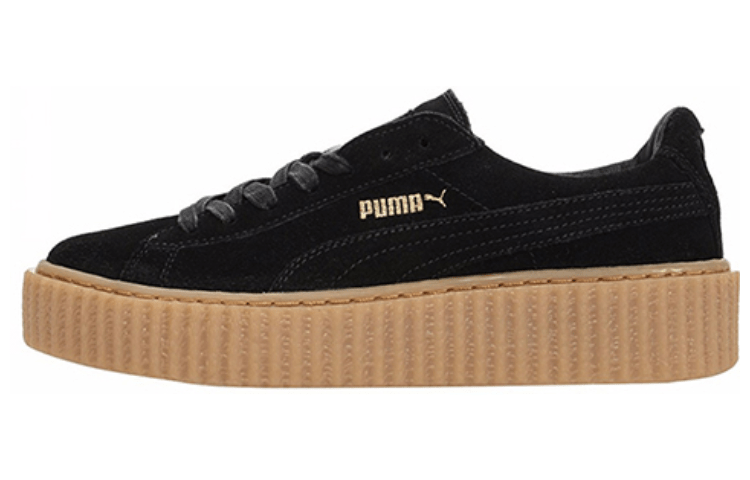 

Кеды унисекс Puma Fenty x Rihanna Fenty Black Oatmeal черные 40 EU, Черный, Fenty x Rihanna Fenty Black Oatmeal