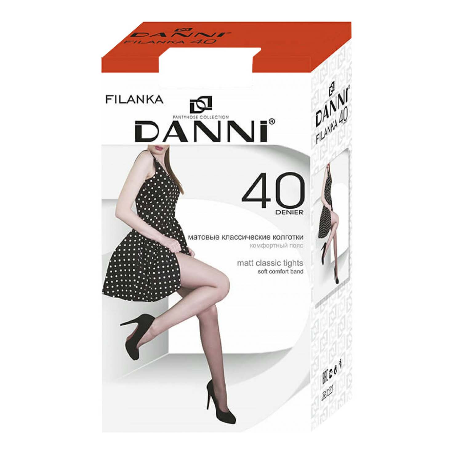 

Колготки женские DANNI бежевые 2